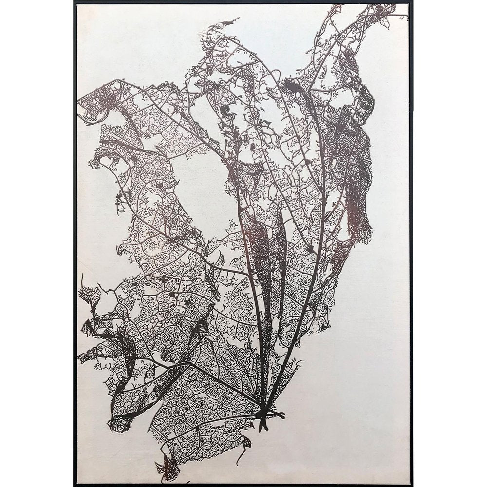 Deliquesce Hand Painted Black Floater Frame Wall Art — view 3