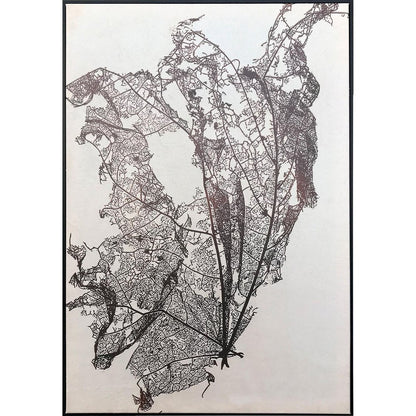 Deliquesce Hand Painted Black Floater Frame Wall Art HomeRoots