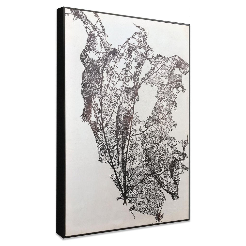 Deliquesce Hand Painted Black Floater Frame Wall Art — view 4