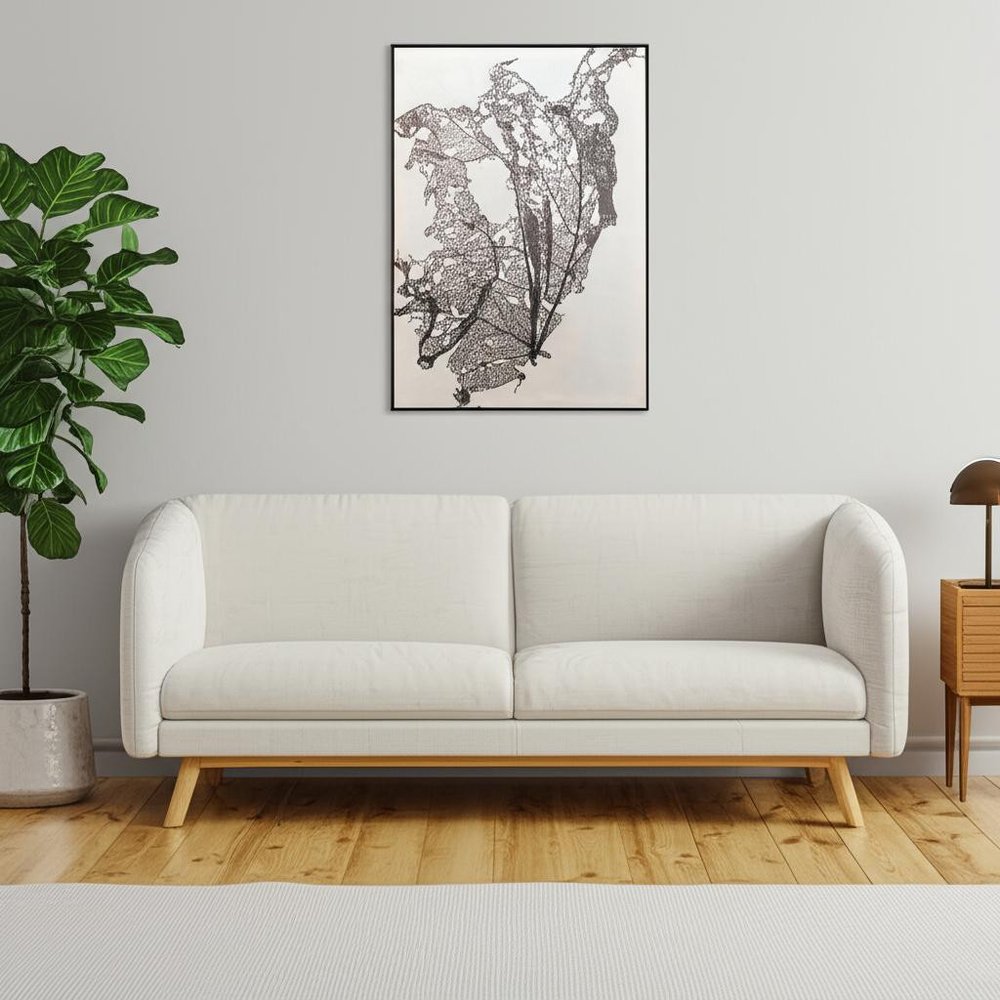 Deliquesce Hand Painted Black Floater Frame Wall Art — view 7