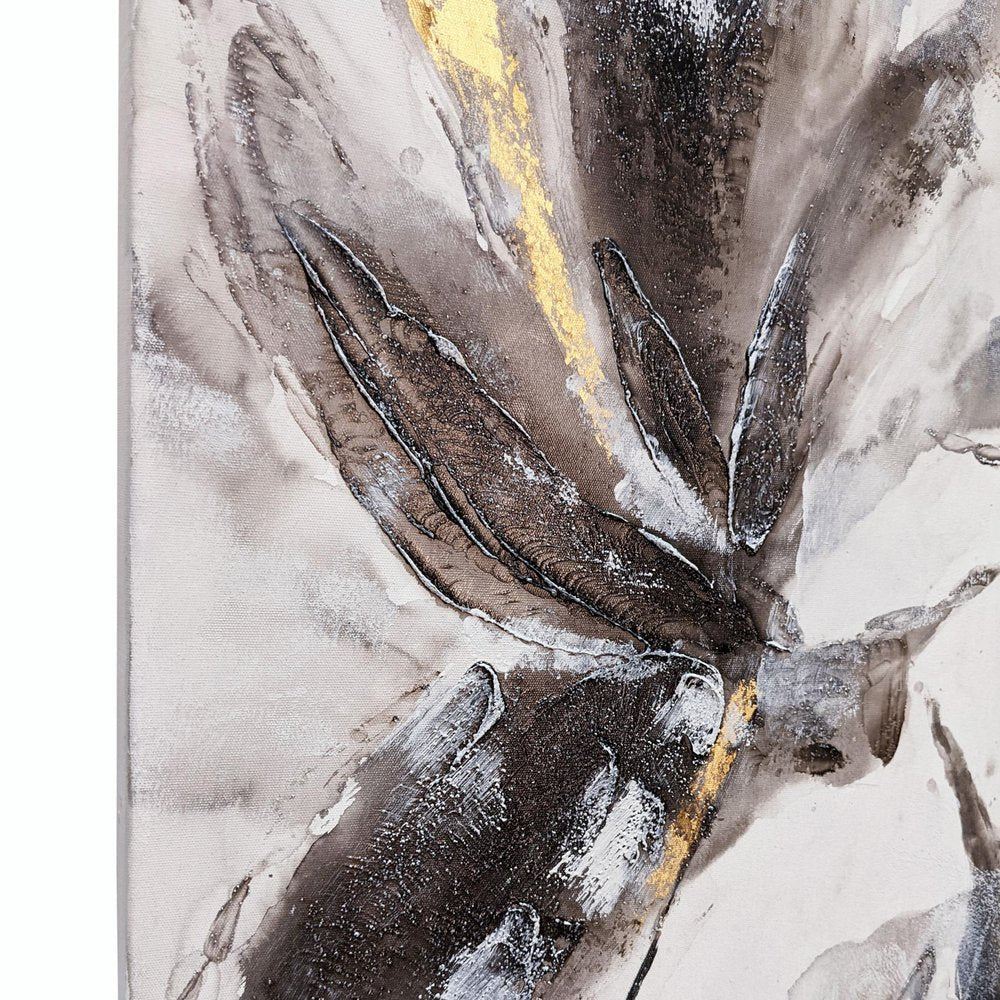 Opulent Petals I Hand Painted Unframed Wall Art — view 4