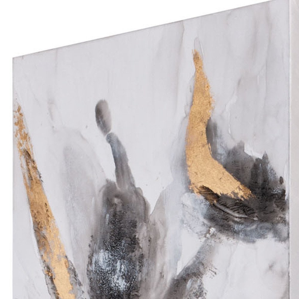 Opulent Petals I Hand Painted Unframed Wall Art HomeRoots
