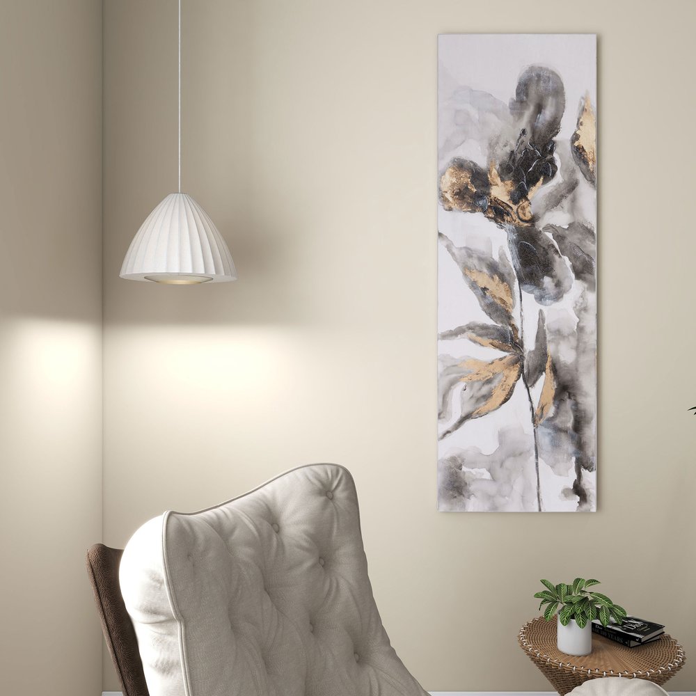 Opulent Petals II Hand Painted Unframed Wall Art HomeRoots