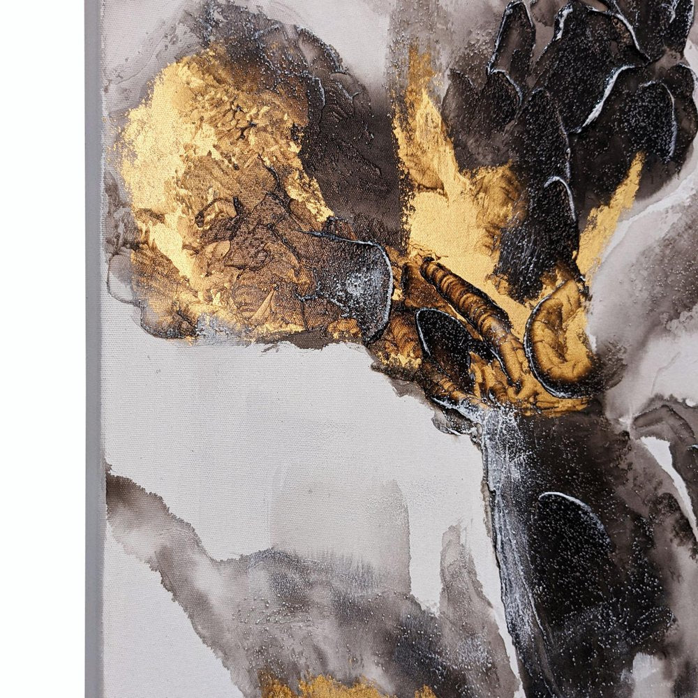 Opulent Petals II Hand Painted Unframed Wall Art — view 4