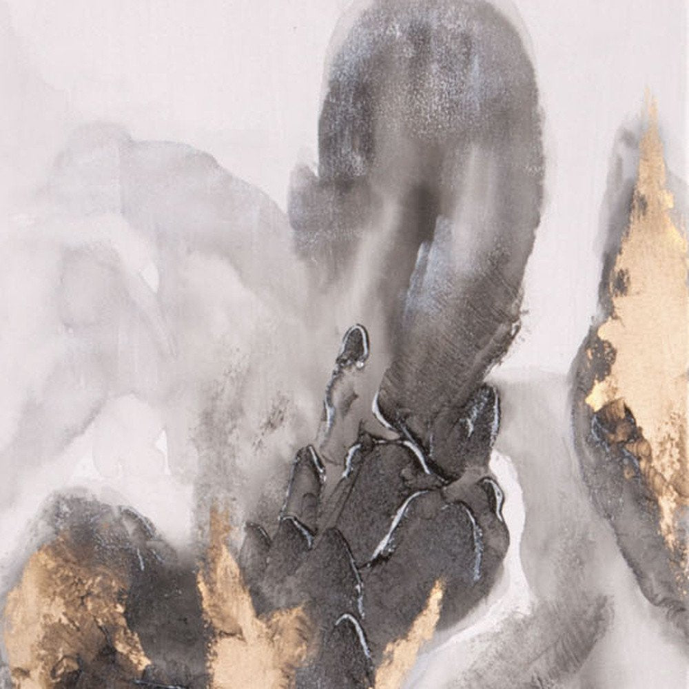 Opulent Petals II Hand Painted Unframed Wall Art — view 7