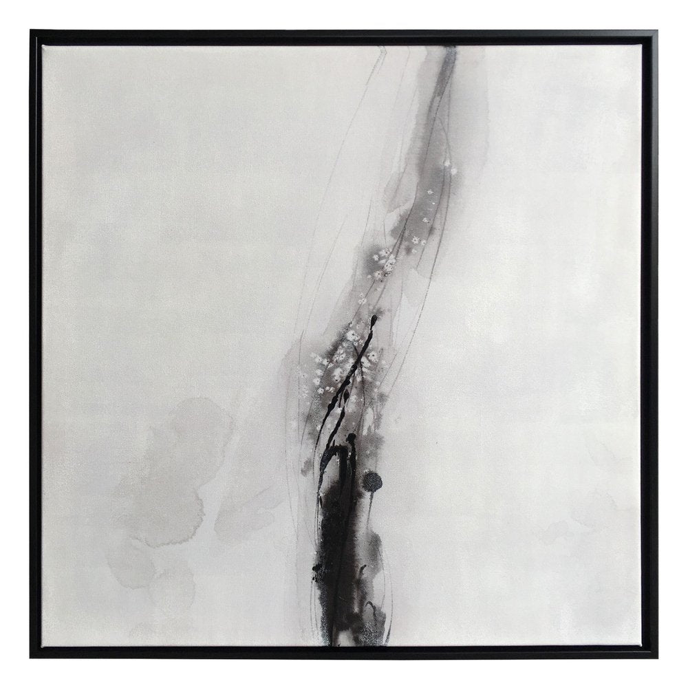 Raven Mist II Black Floater Frame Wall Art HomeRoots