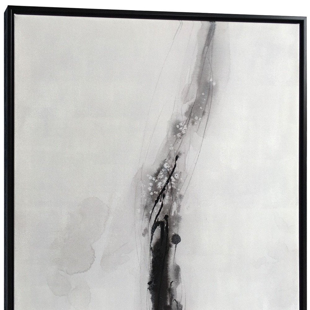 Raven Mist II Black Floater Frame Wall Art HomeRoots