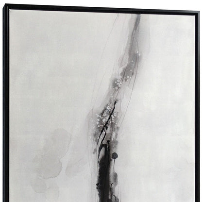 Raven Mist II Black Floater Frame Wall Art HomeRoots
