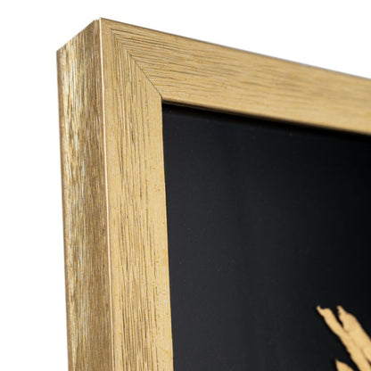 Starburst Gold Shadowbox Frame Textual Art Wall Art HomeRoots