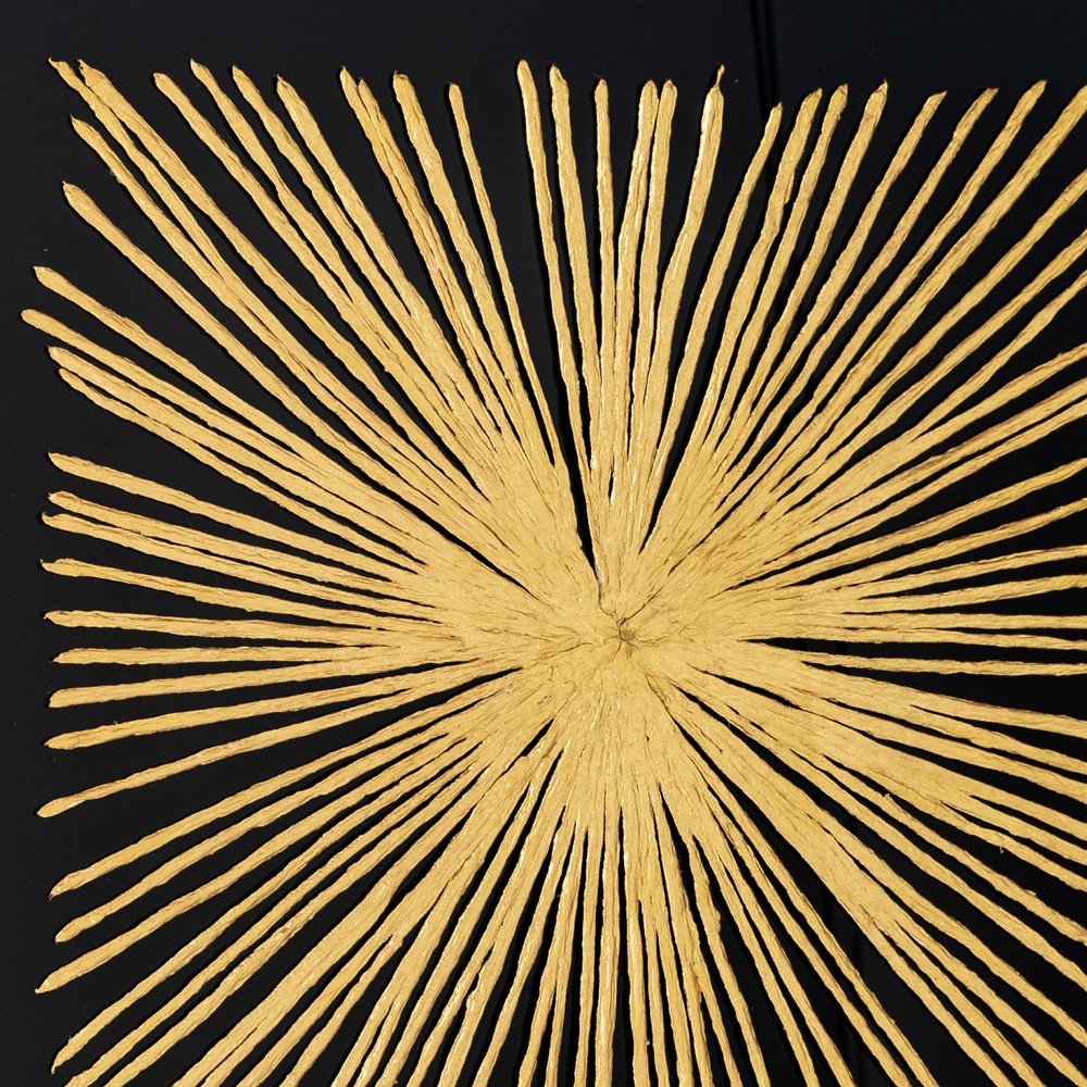 Starburst Gold Shadowbox Frame Textual Art Wall Art — view 6