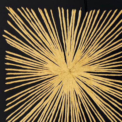 Starburst Gold Shadowbox Frame Textual Art Wall Art HomeRoots
