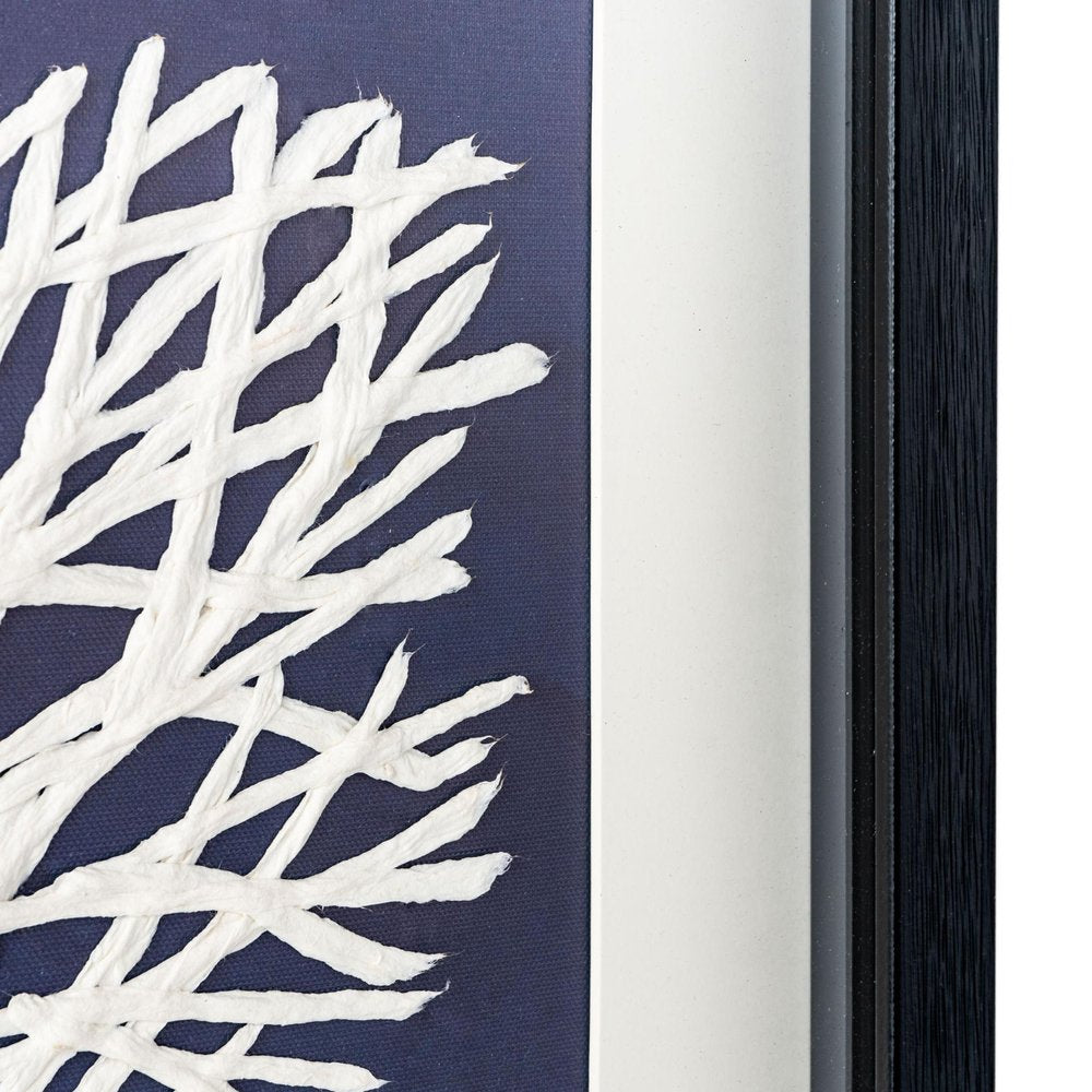 Sea Fan II Black Shadowbox Textual Art Wall Art HomeRoots