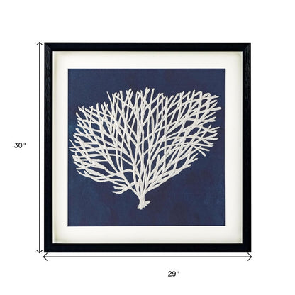 Sea Fan II Black Shadowbox Textual Art Wall Art HomeRoots