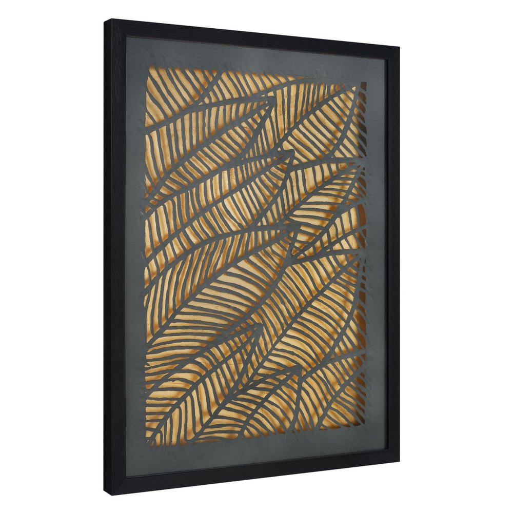 Petiole Black Shadowbox Textual Art Wall Art HomeRoots