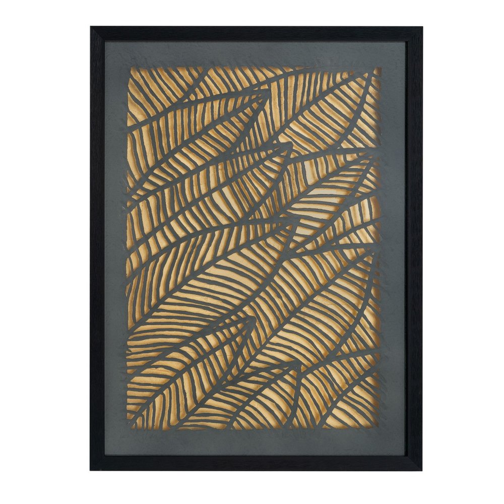 Petiole Black Shadowbox Textual Art Wall Art HomeRoots