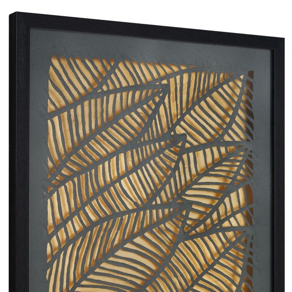 Petiole Black Shadowbox Textual Art Wall Art HomeRoots