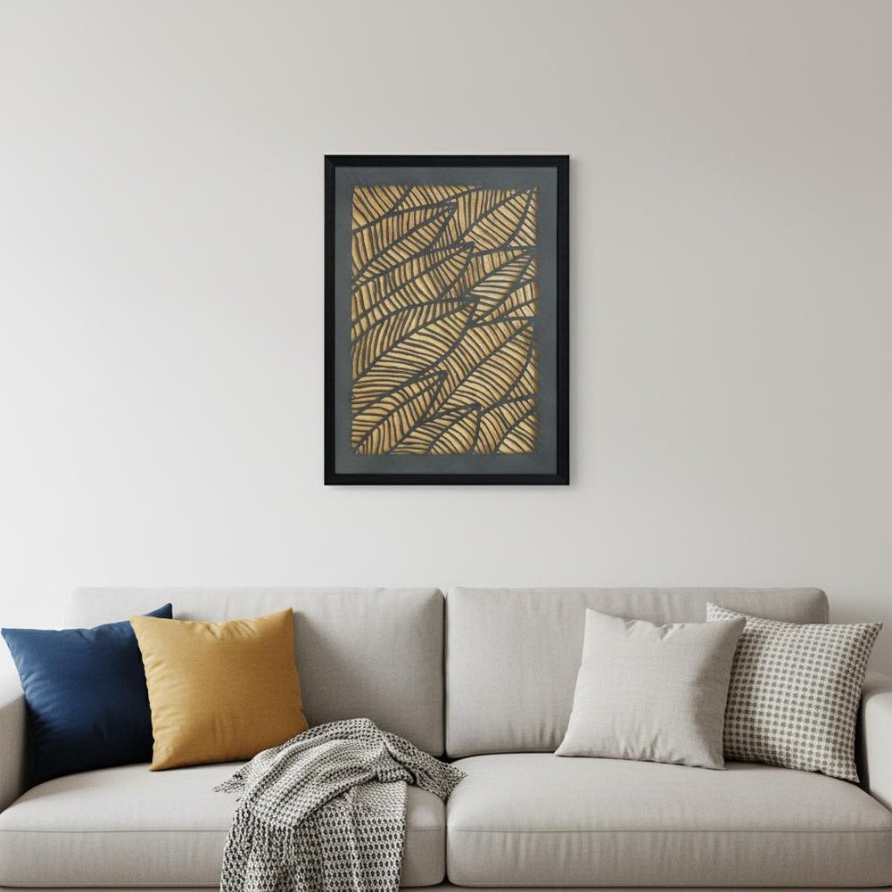 Petiole Black Shadowbox Textual Art Wall Art — view 8