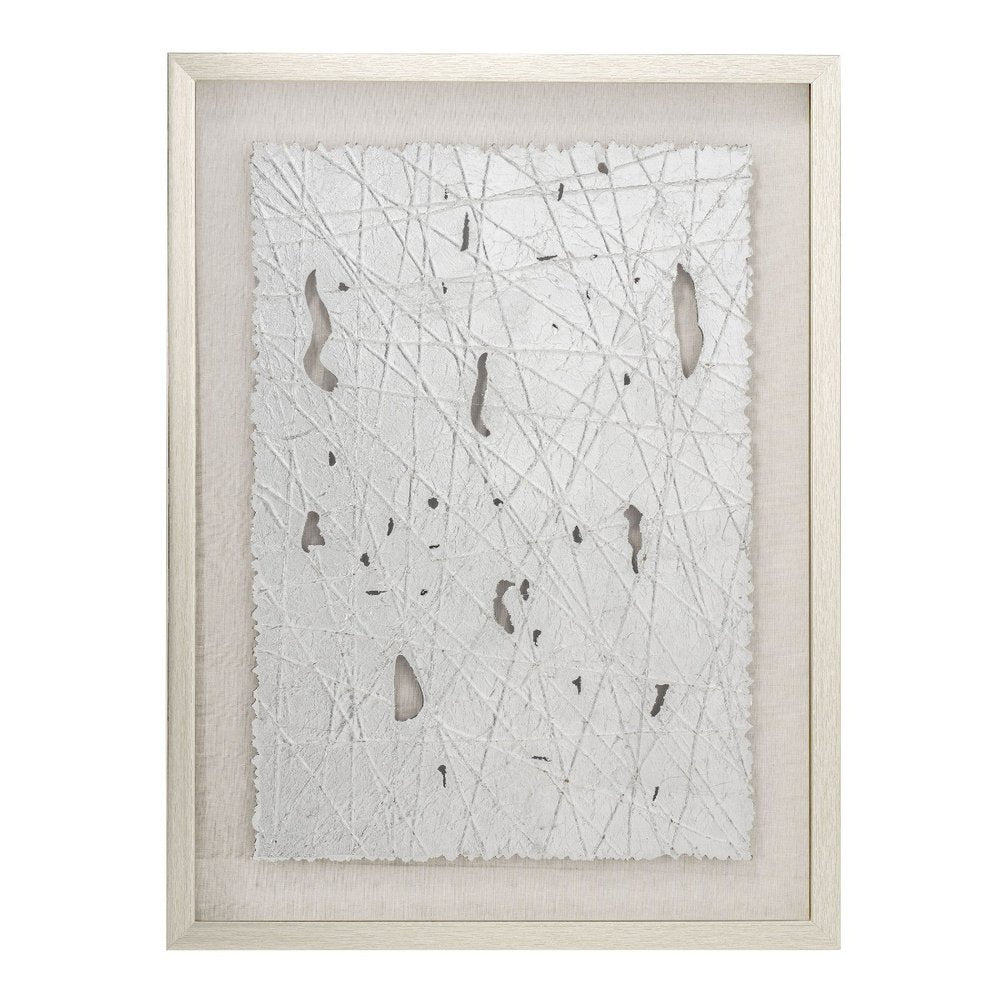 Lustrous Beauty Silver Shadowbox Textual Art Wall Art — view 2