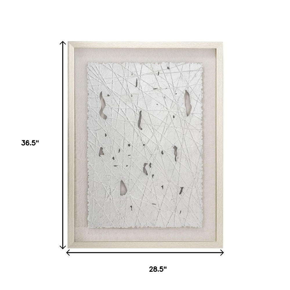 Lustrous Beauty Silver Shadowbox Textual Art Wall Art HomeRoots