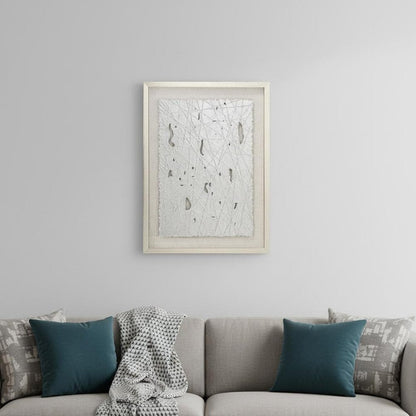 Lustrous Beauty Silver Shadowbox Textual Art Wall Art HomeRoots