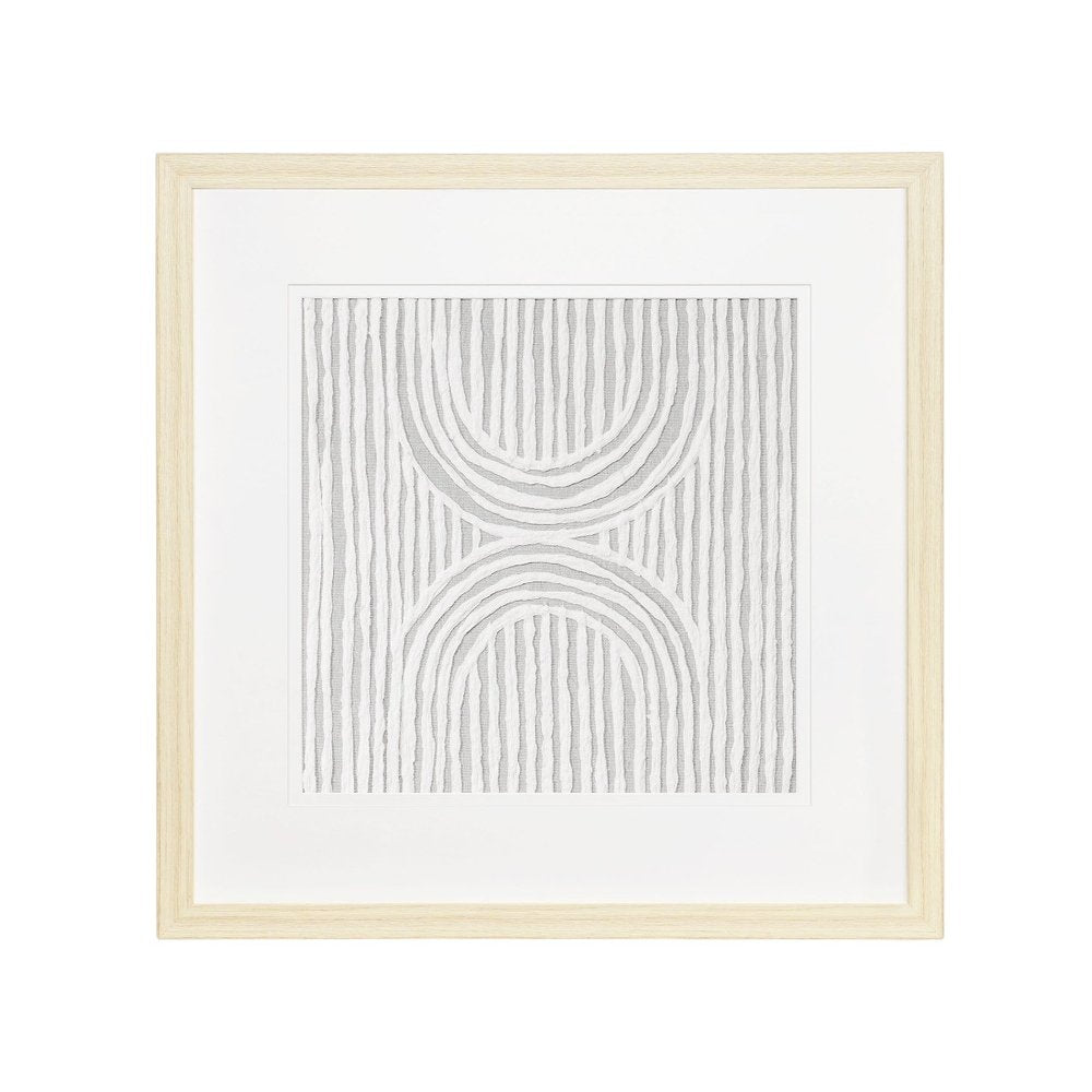 Zinnia I Natural Shadowbox Minimalistic Wall Art HomeRoots