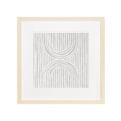 Zinnia I Natural Shadowbox Minimalistic Wall Art HomeRoots