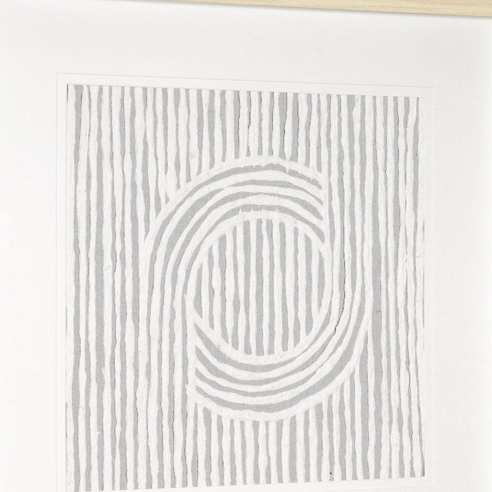 Zinnia II Brown Shadowbox Minimalistic Wall Art — view 6
