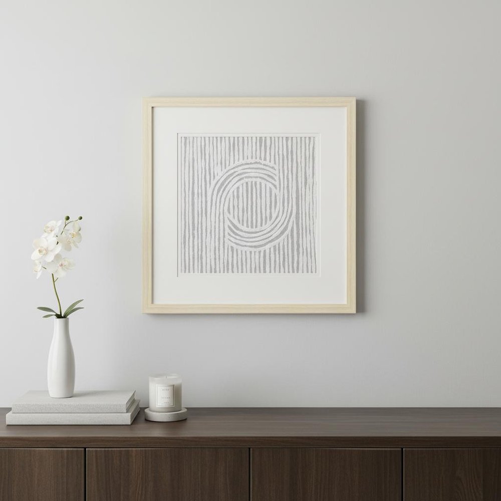 Zinnia II Brown Shadowbox Minimalistic Wall Art HomeRoots