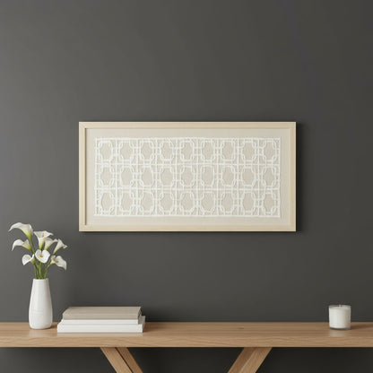 Reyka Brown Shadowbox Minimalistic Wall Art HomeRoots