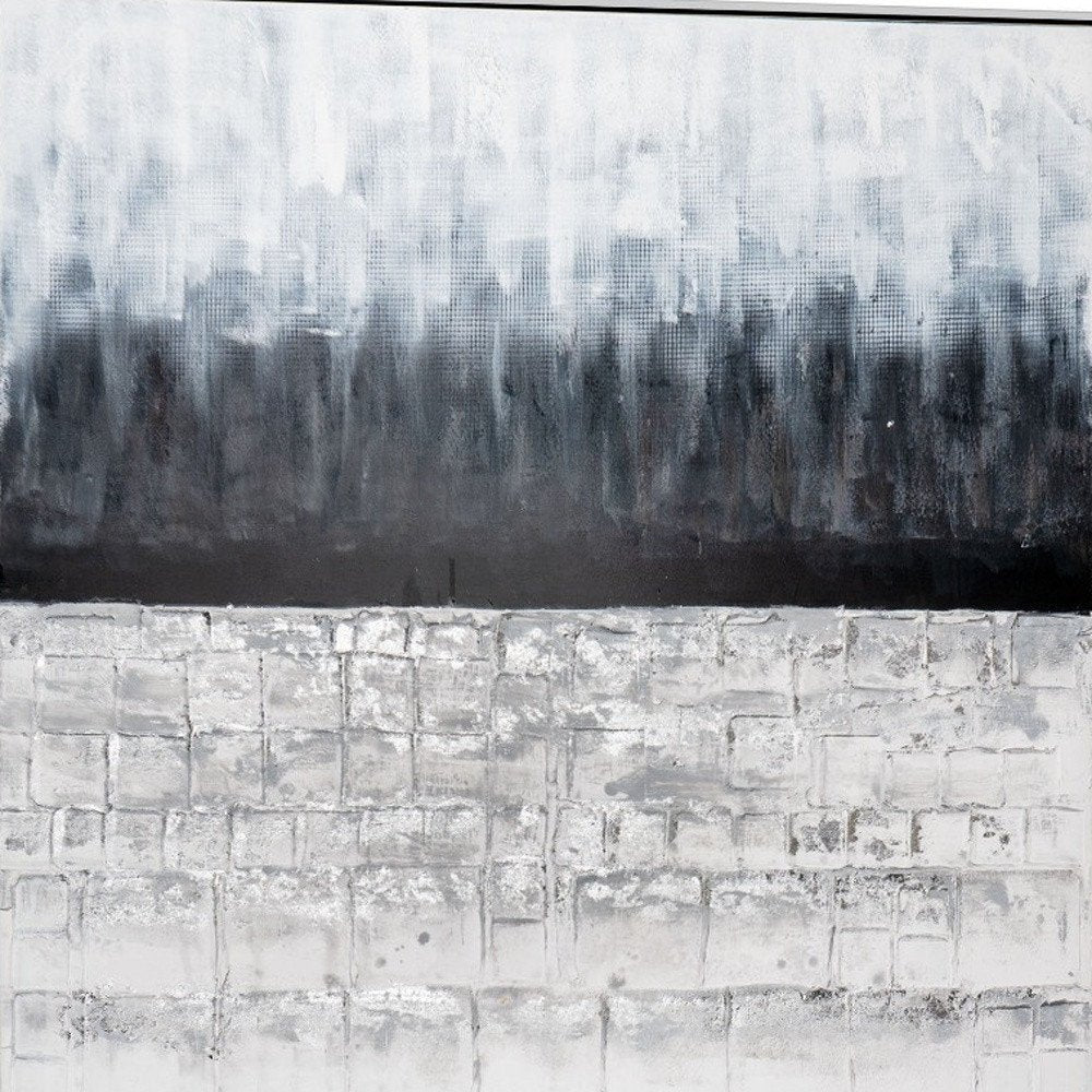 Afterlight Hand Painted Black Floater Frame Wall Art — view 10