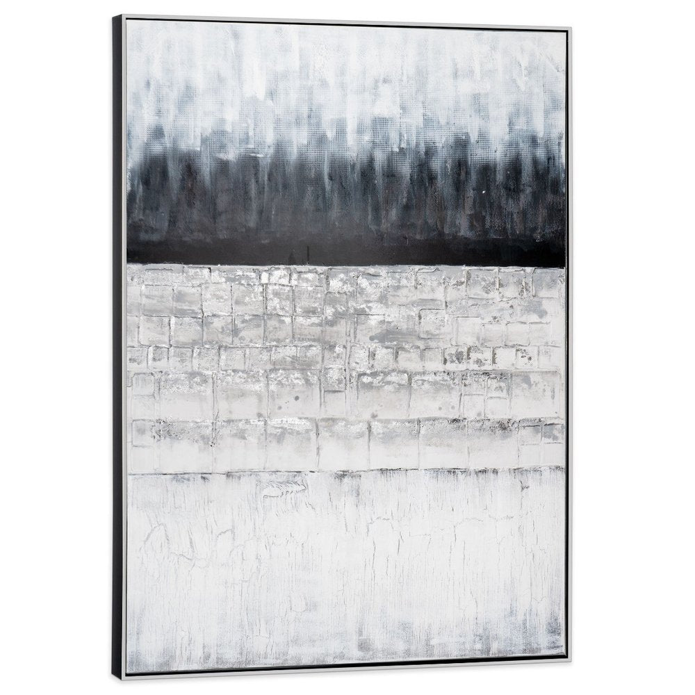 Afterlight Hand Painted Black Floater Frame Wall Art — view 1