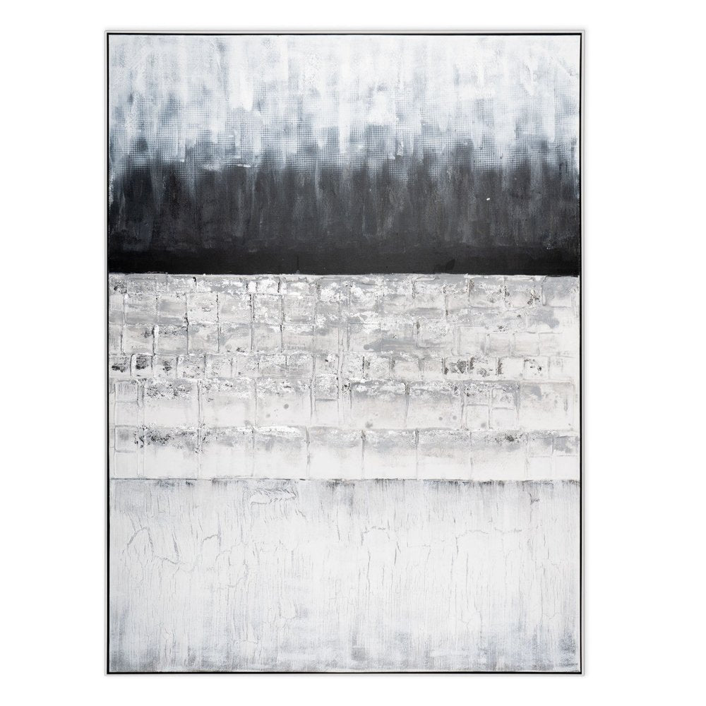 Afterlight Hand Painted Black Floater Frame Wall Art HomeRoots