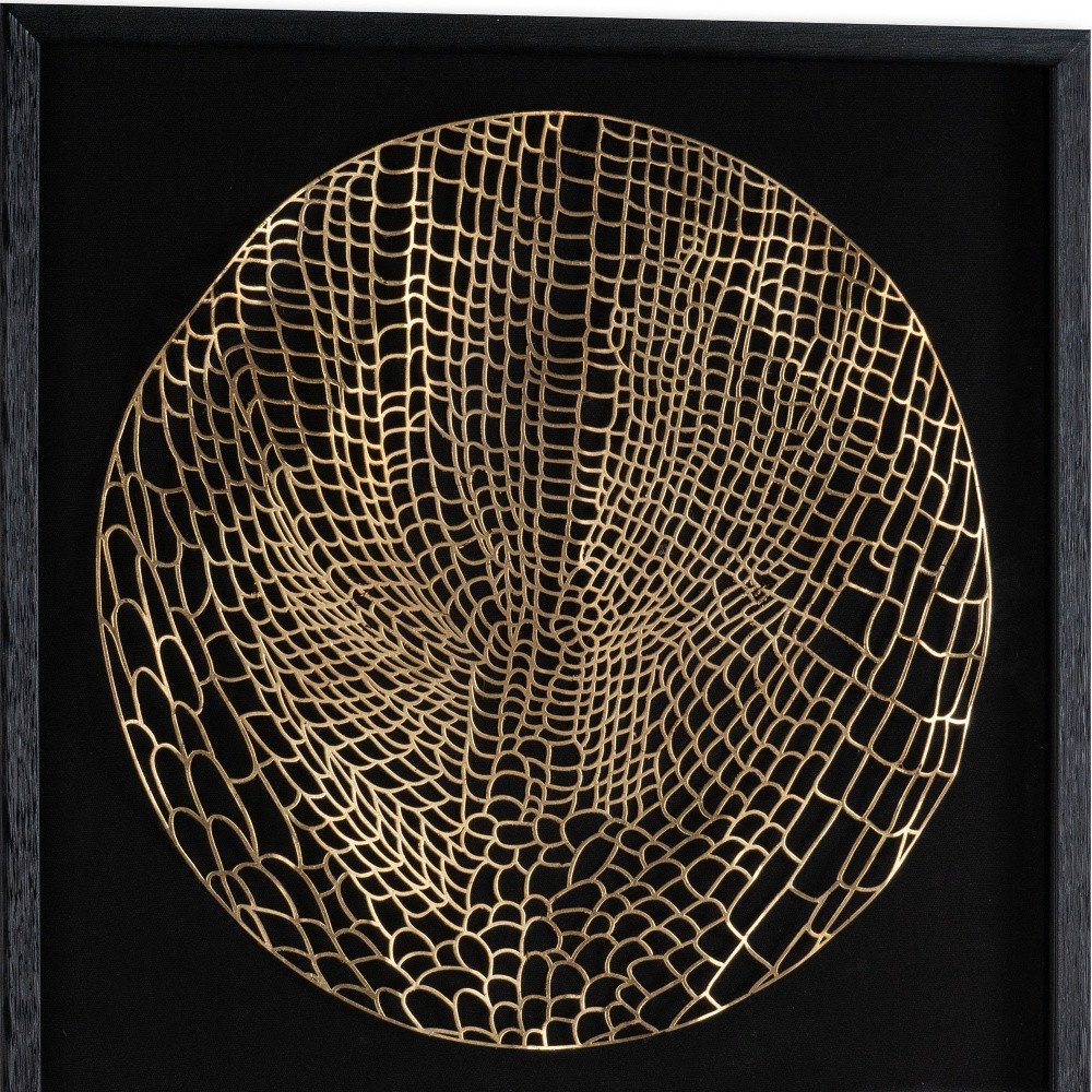 Laced Moon I Black Shadowbox Textual Art Wall Art — view 12