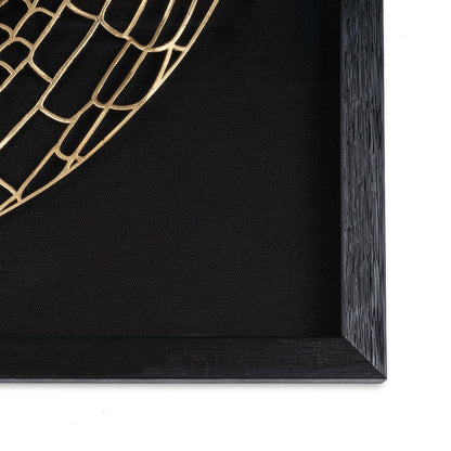Laced Moon I Black Shadowbox Textual Art Wall Art HomeRoots