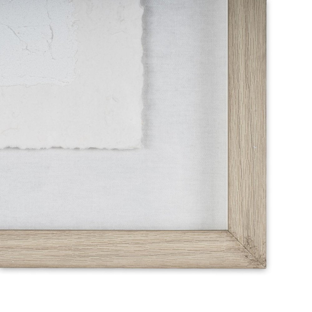 Moonlit Spectrum 24" x 32" Gray Shadowbox Minimalistic Wall Art — view 6