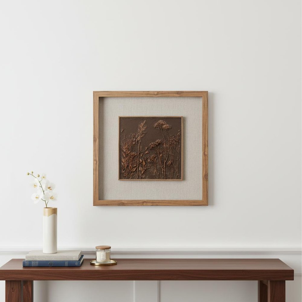 Serenity Garden I Brown Shadowbox Textual Art Wall Art HomeRoots