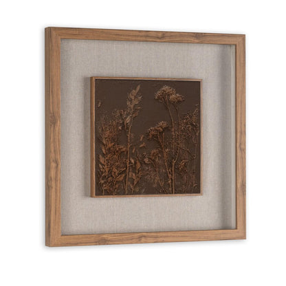 Serenity Garden I Brown Shadowbox Textual Art Wall Art HomeRoots