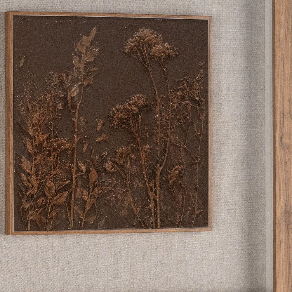 Serenity Garden I Brown Shadowbox Textual Art Wall Art — view 6