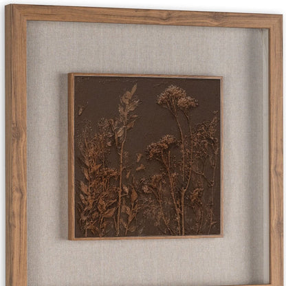 Serenity Garden I Brown Shadowbox Textual Art Wall Art HomeRoots