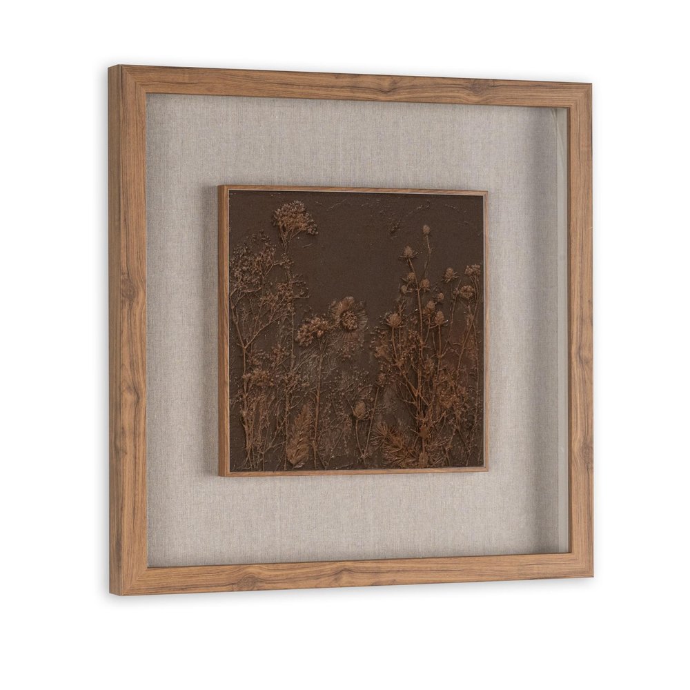 Serenity Garden II Brown Shadowbox Textual Art Wall Art HomeRoots