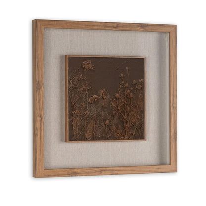 Serenity Garden II Brown Shadowbox Textual Art Wall Art HomeRoots