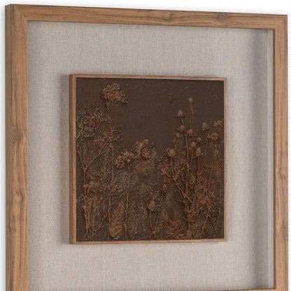 Serenity Garden II Brown Shadowbox Textual Art Wall Art HomeRoots