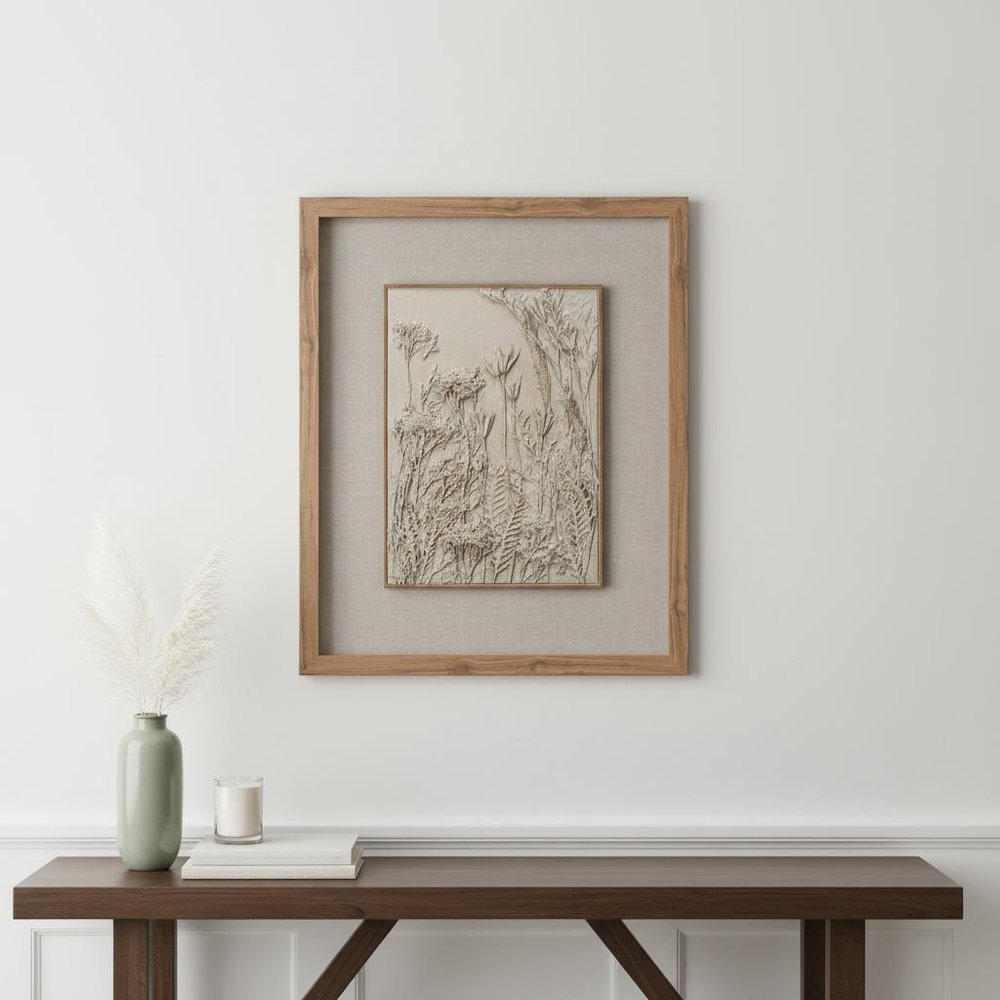 Enchanted Garden I Brown Shadowbox Textual Art Wall Art HomeRoots