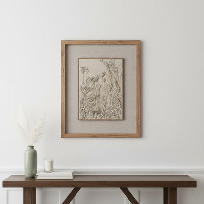 Enchanted Garden I Brown Shadowbox Textual Art Wall Art HomeRoots