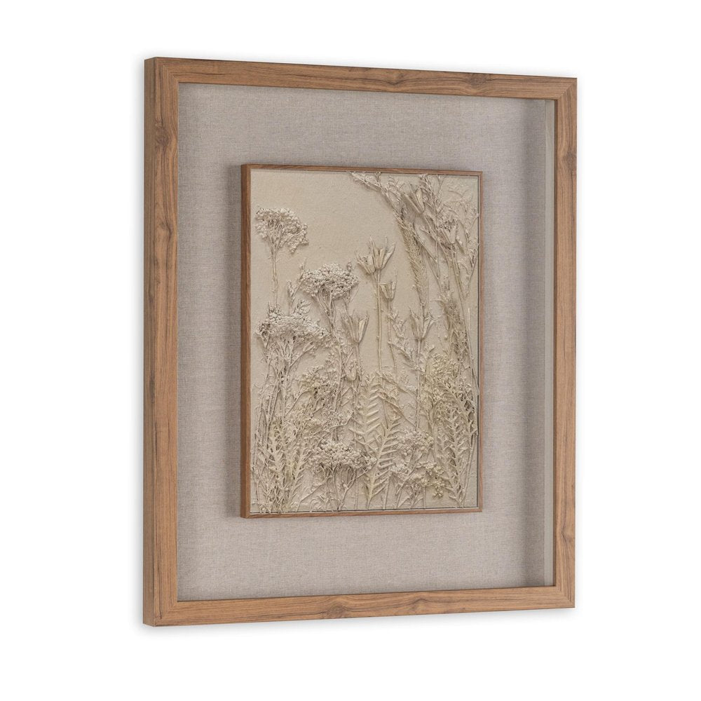 Enchanted Garden I Brown Shadowbox Textual Art Wall Art — view 1