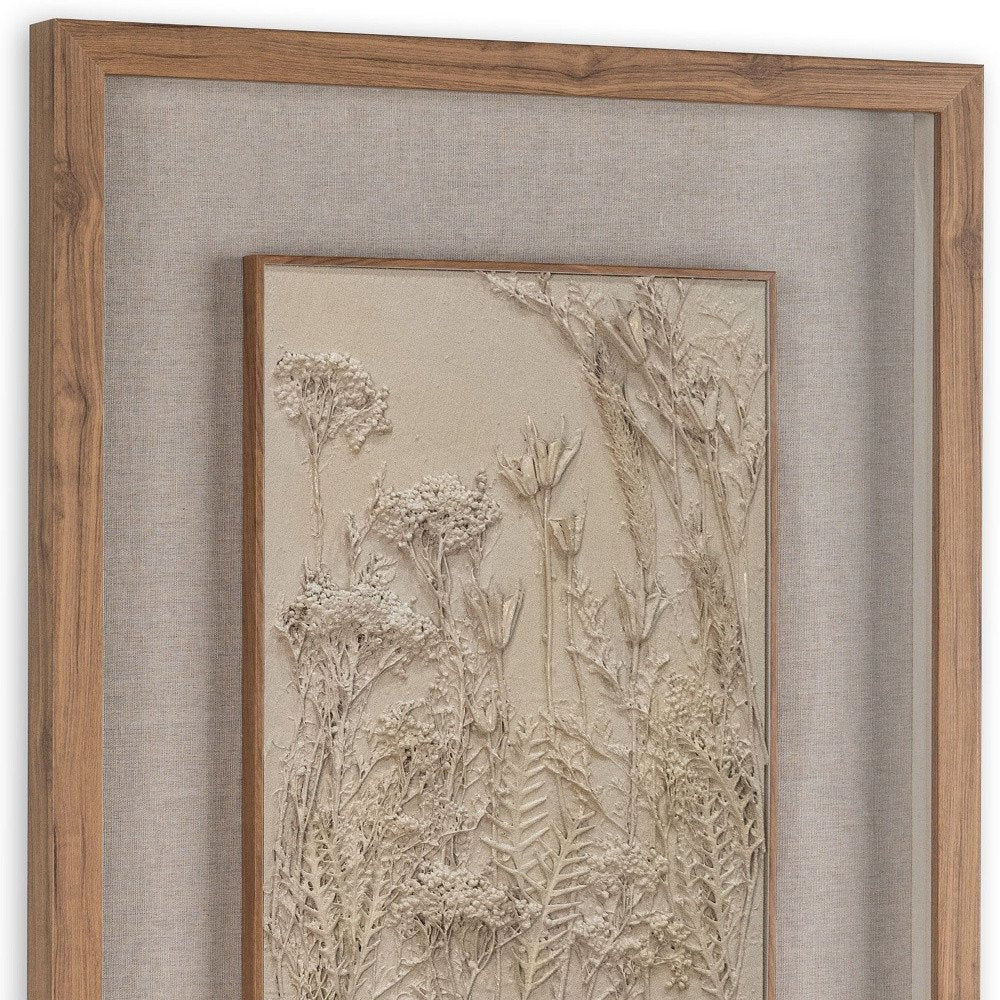 Enchanted Garden I Brown Shadowbox Textual Art Wall Art HomeRoots