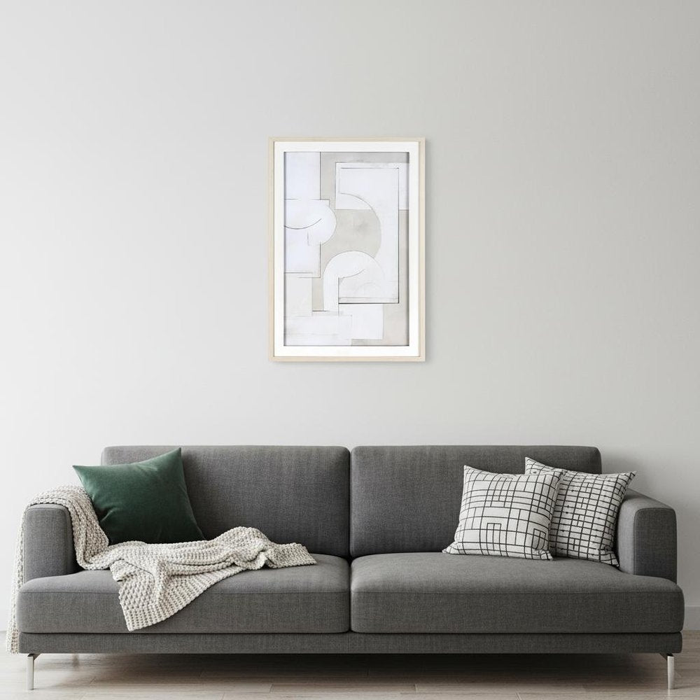 Mellow Matrix Gray Shadowbox Textual Art Wall Art — view 9