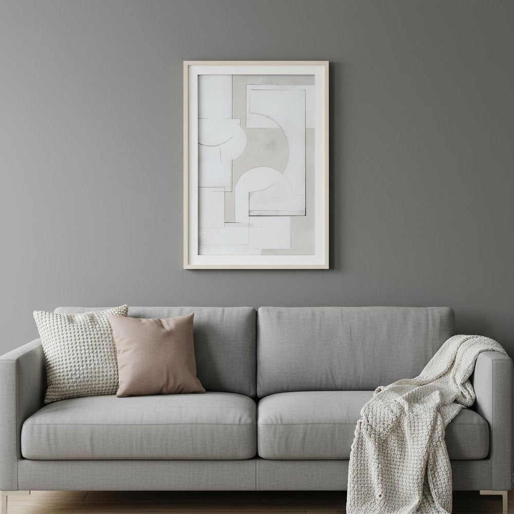Mellow Matrix Gray Shadowbox Textual Art Wall Art — view 10