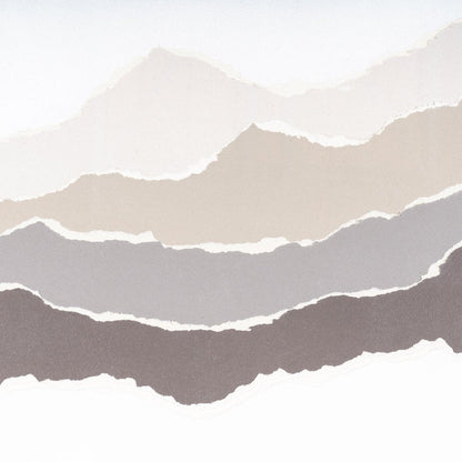 Torn Terrain I Gray Shadowbox Minimalistic Wall Art HomeRoots