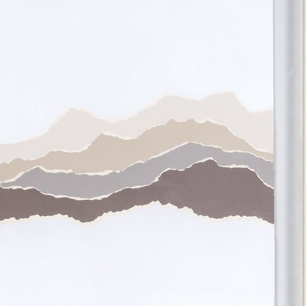 Torn Terrain I Gray Shadowbox Minimalistic Wall Art — view 6